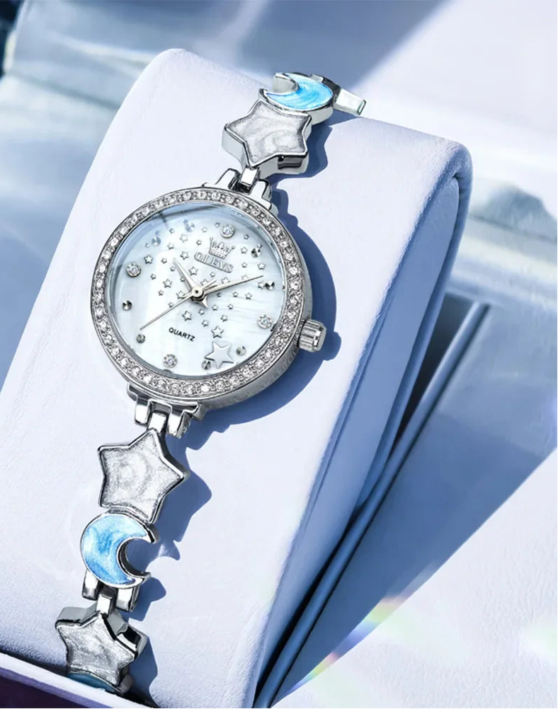 Stainless Steel Bracelet Luxury Quartz Watch