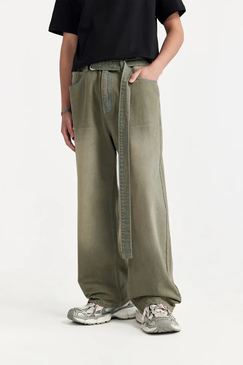 Y2K Retro Washed Jeans