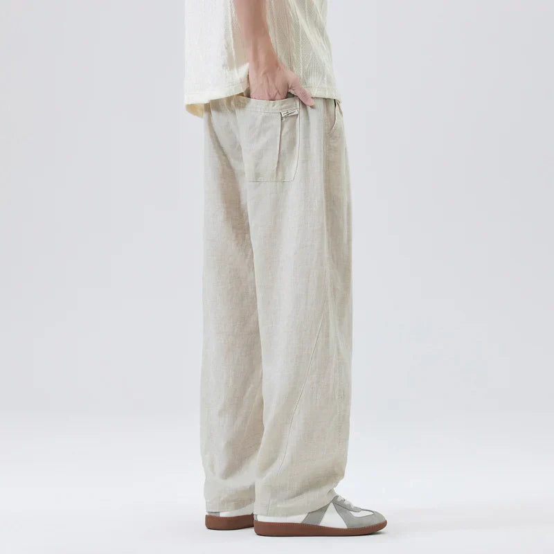 Lightweight Korean Straight Leg Pants