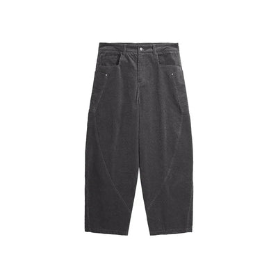 Vintage Loose Fit Corduroy Cargo Pants