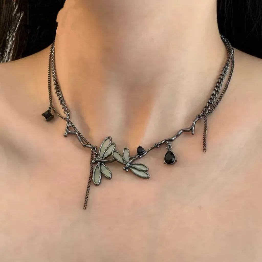 Fairy Core Dragonfly Necklace