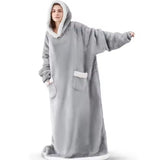 Christmas Flannel Hooded Blanket Pyjamas