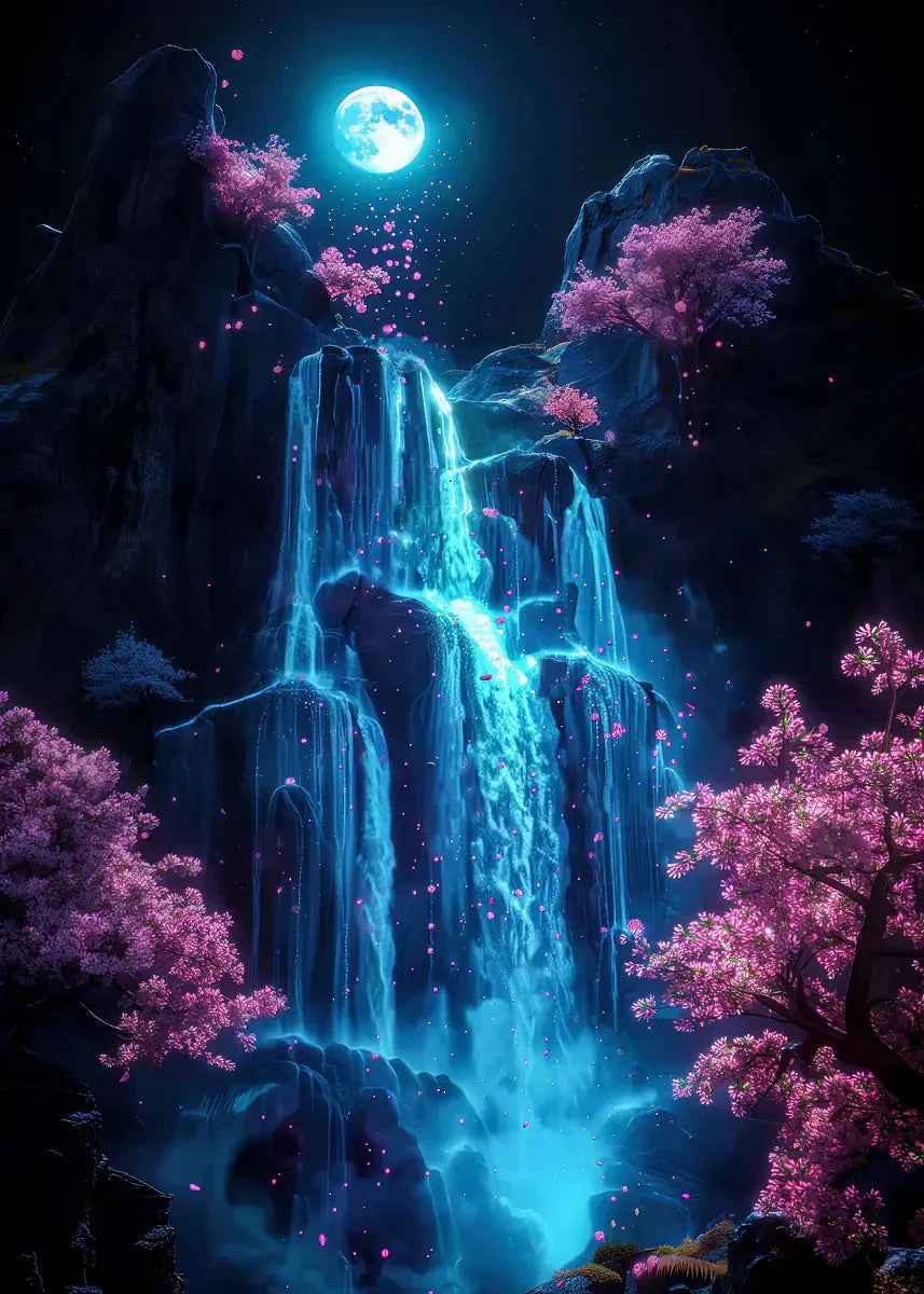 Japanese Cherry Blossoms Poster