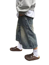 Retro Blue Soft Boy Jorts