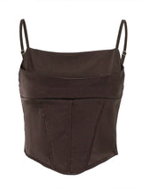 Elegant Lace-Up Sexy Backless Tank Top