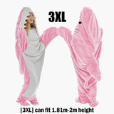 Cartoon Shark Blanket Hoodie