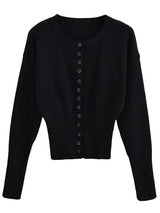 Corporate Girlie Ribbed Cardigan
