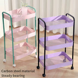 Pink 3-Layer Storage Shelf