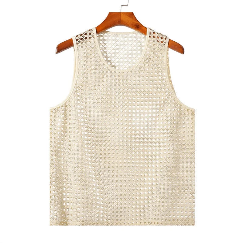 Handmade Mens Crochet Tank Tops