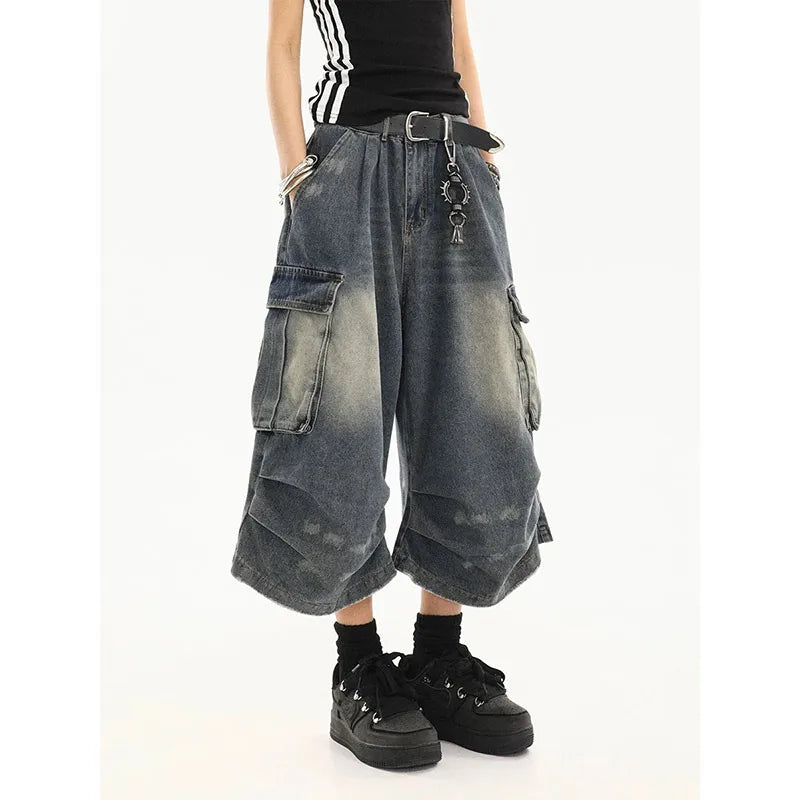 Y2K Women's Cargo Jorts