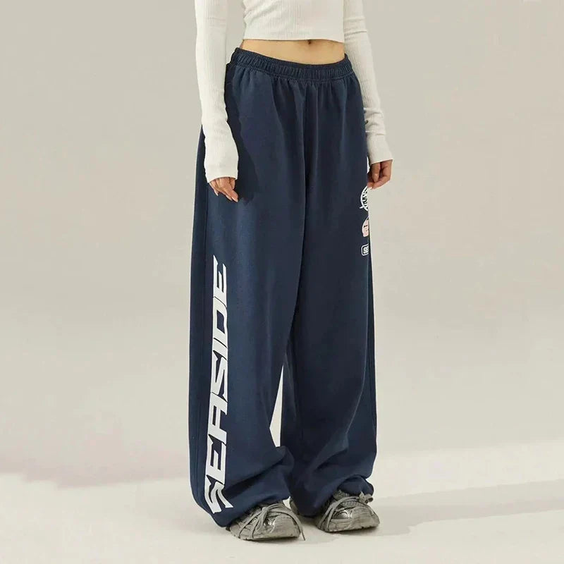 Vintage-Rennhose mit weitem Bein