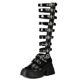 Cyberpunk Gladiator Buckle Sandals