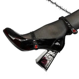 Zapatos de Tacón Góticos Mary Jane Rose