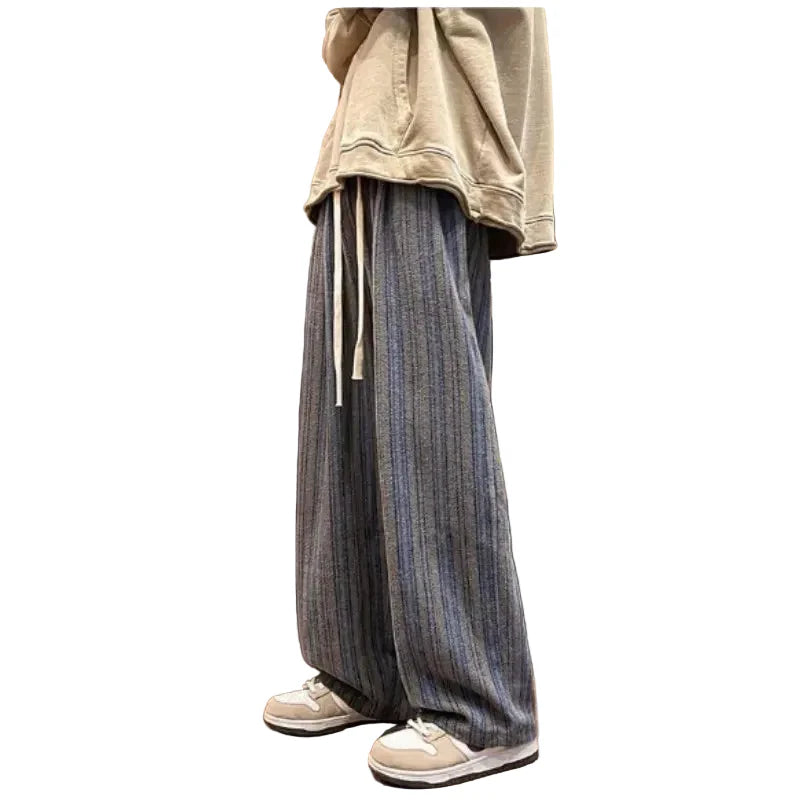 Stripe Lazy Boy Wide Leg Pants