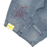 Embroidered Y2K Baggy Jeans