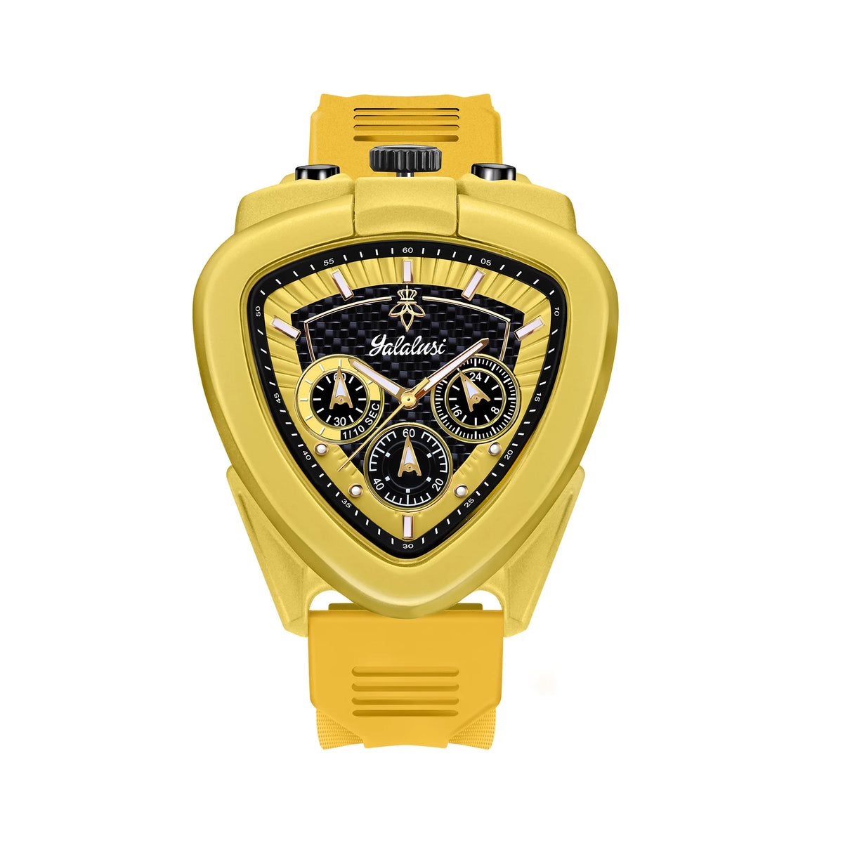 Sporty Triangular Dial Watch