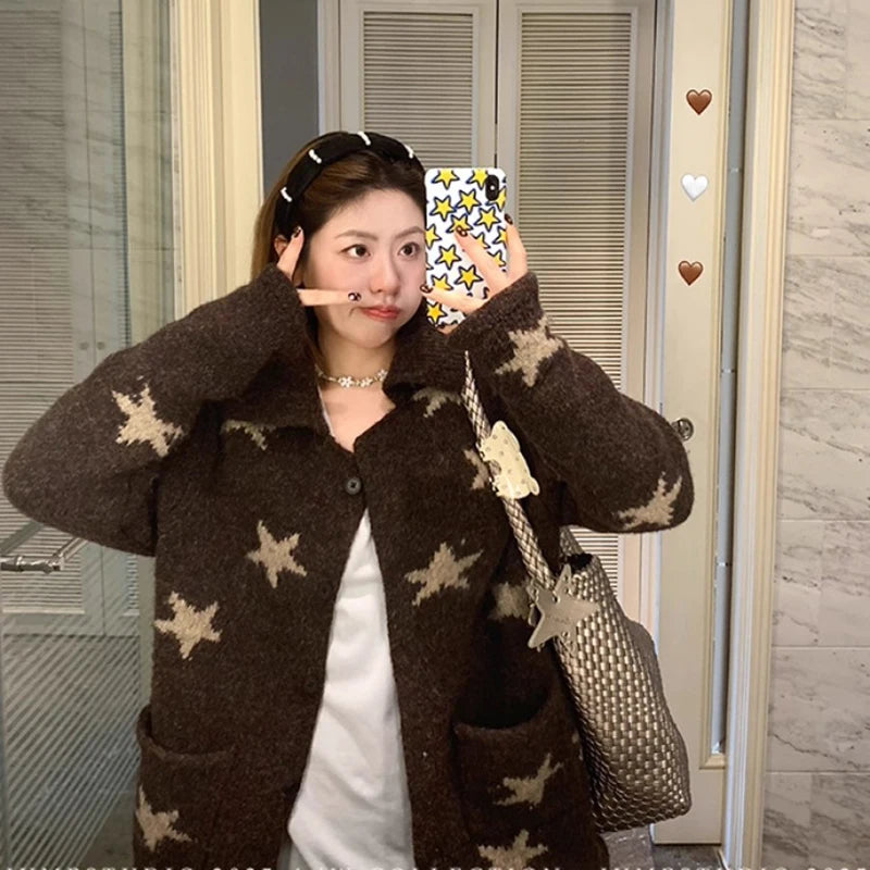 Y2K Oversized Cardigan