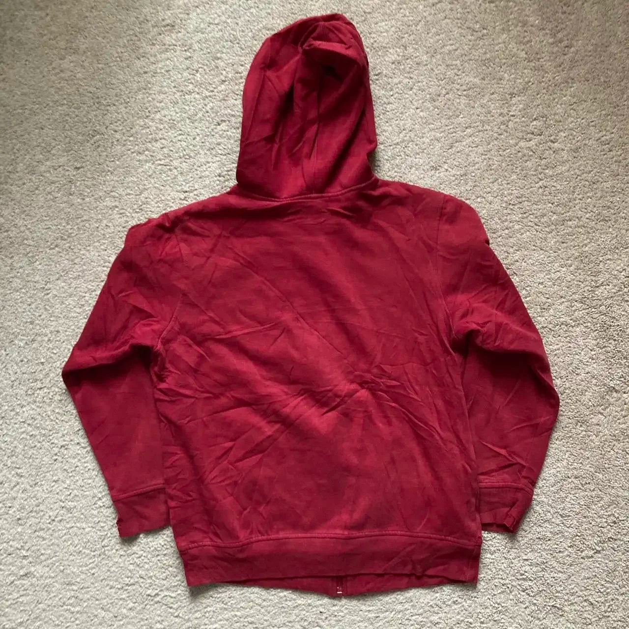 Y2K Elite Kapuzenjacke mit Reißverschluss, Rot
