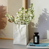 Pleated Paper Bag Unique Vintage Vase