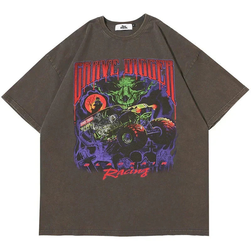Devil Racing Hip Hop Oversize T-Shirt