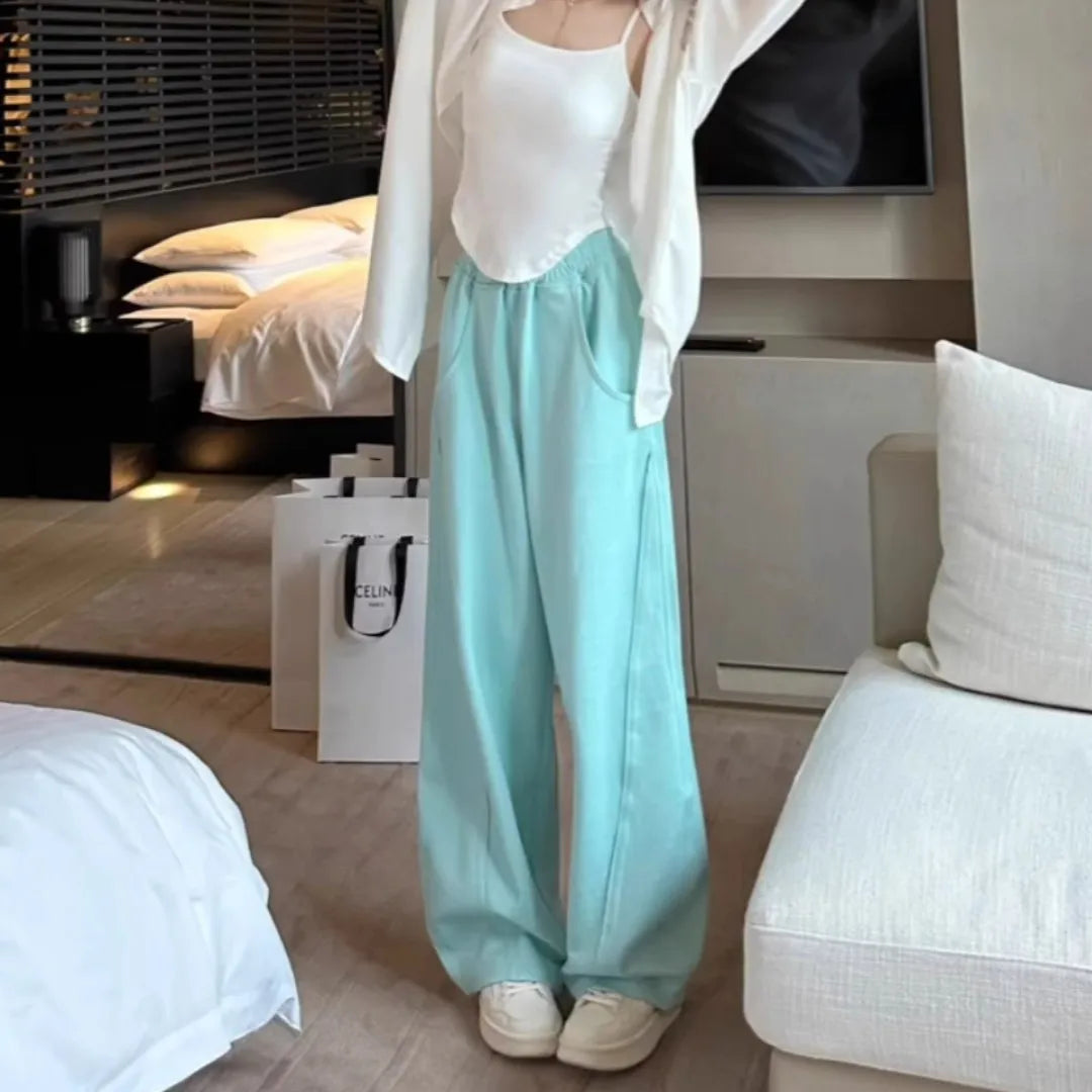 Barbie Core High Waist Slim Pants