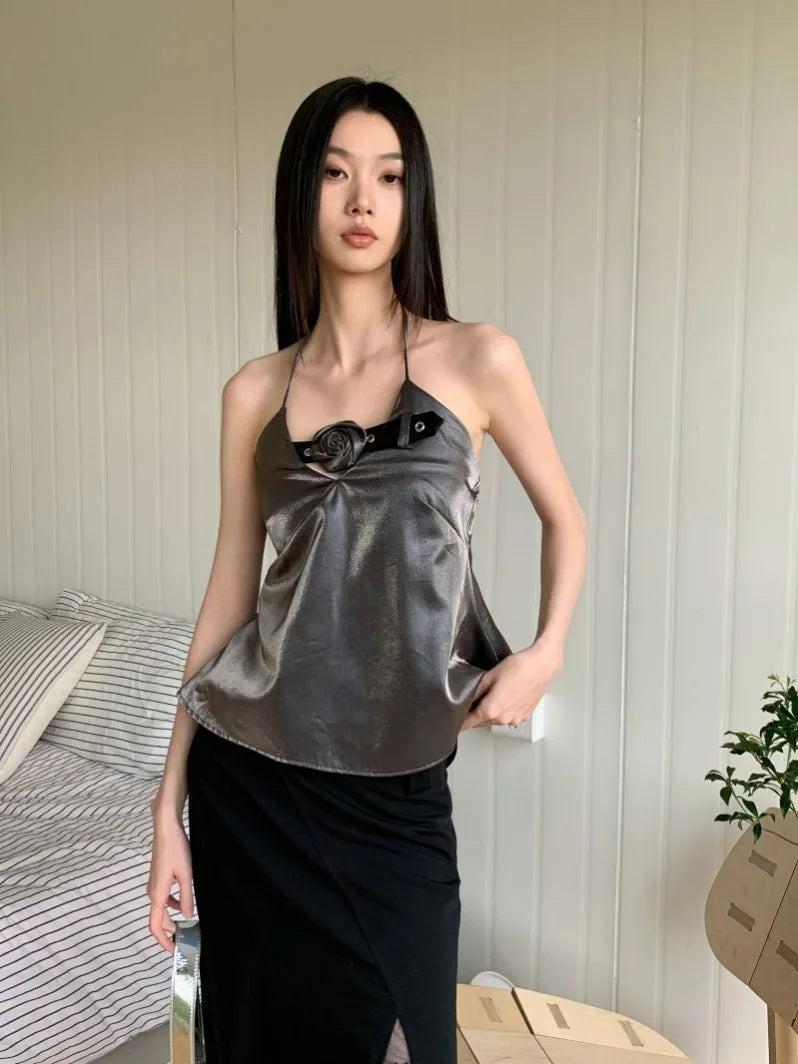 Chrome Rose Top
