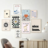 Vintage Pink Canvas Poster