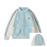 Gemütlicher Strickpullover mit Reißverschluss