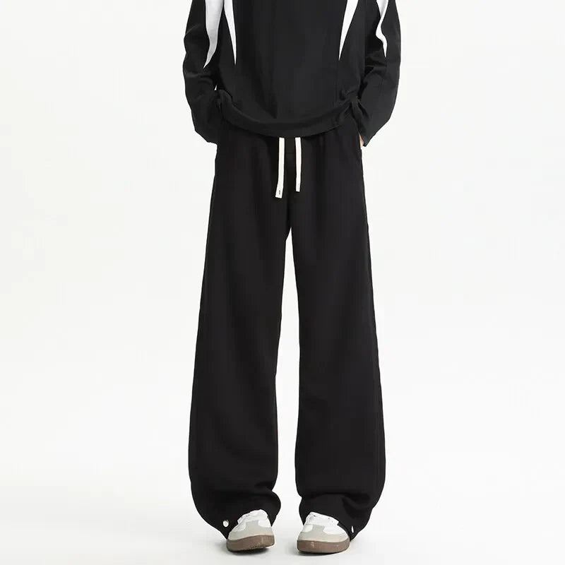Drawstring Comfortable Wide Leg Pants
