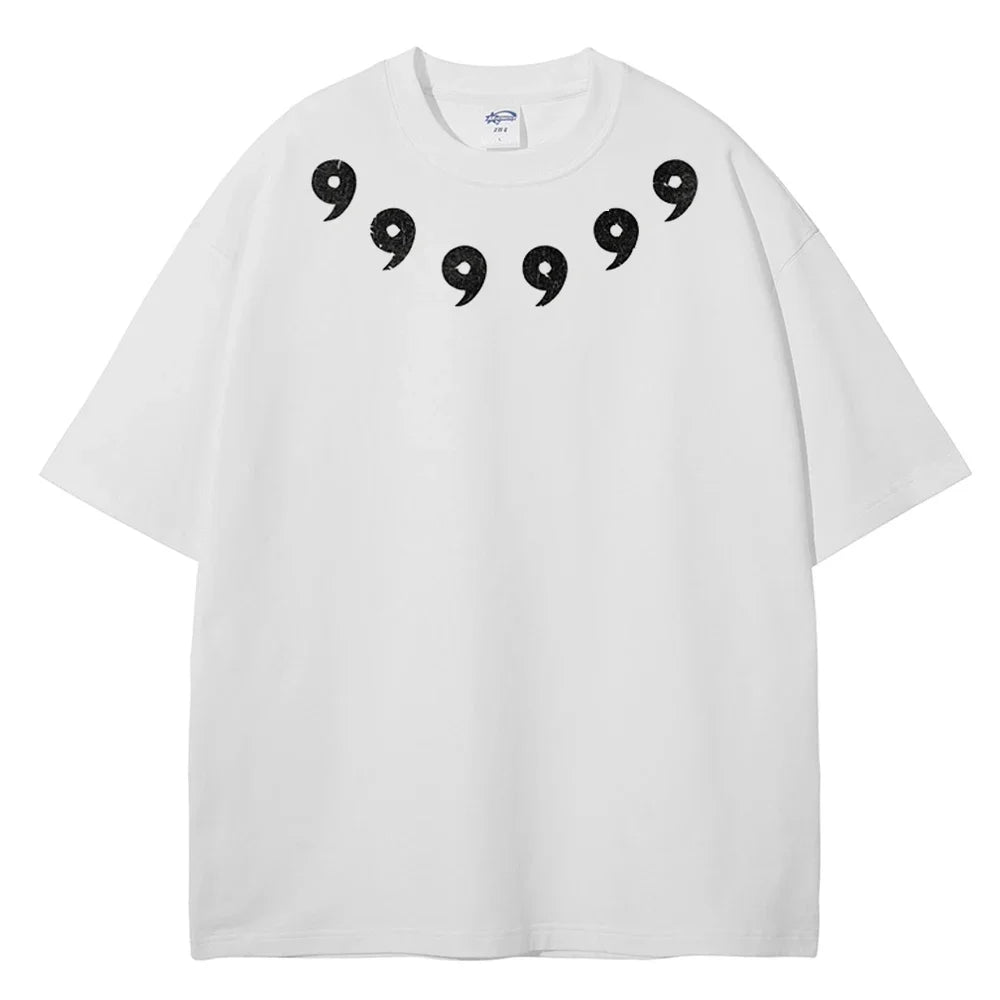 Retro Washed Dotted Graphic T-Shirt