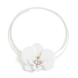 Elegant Black Rose Choker Necklace