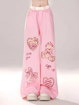 Barbie Core Wide Leg Pants