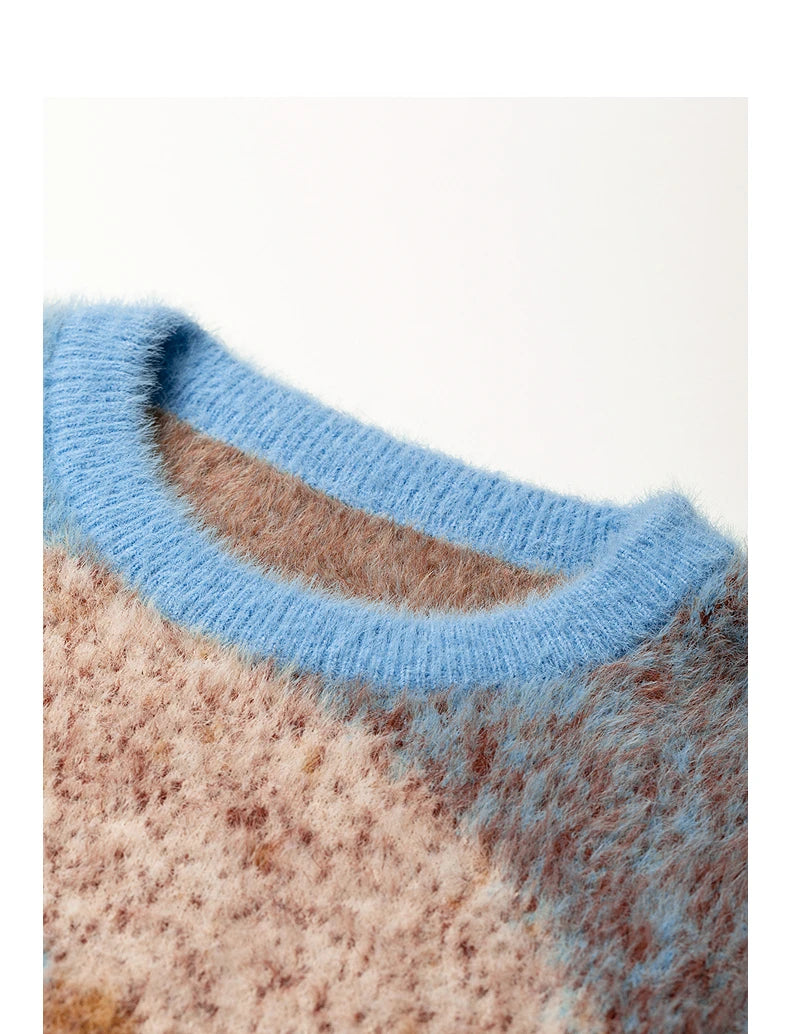 Min Fur Gradient Sweater