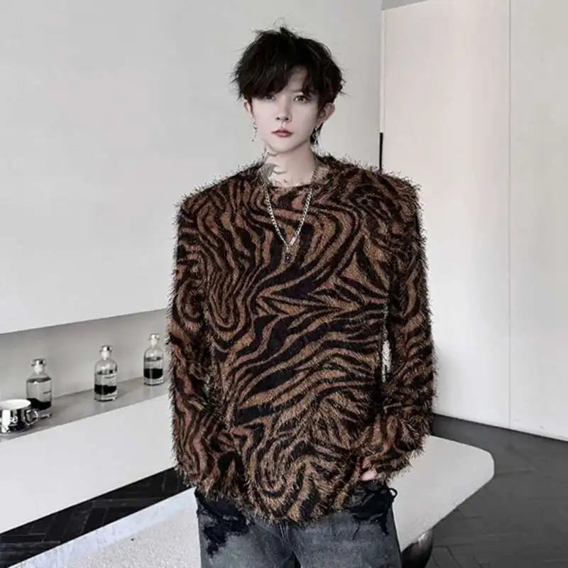 Zebra Stripe Long Sleeve T-Shirt