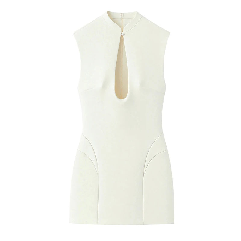 Sleeveless Elegant Modern Mini Dress