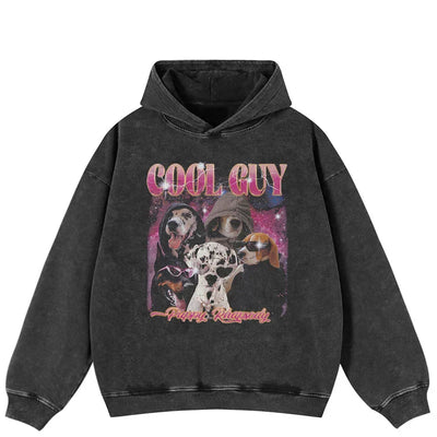 Sudadera con capucha estampada 
