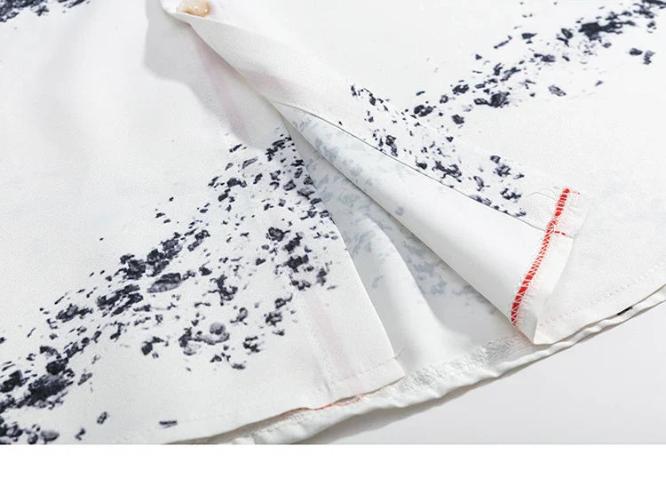Abstract Summer Short Shirt