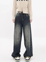 Acubi High Waisted Wide Leg Women's Jeans