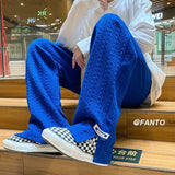 High Street Jacquard Loose Casual Pants