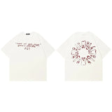 Funny Teeth Graphic Casual White T-Shirt