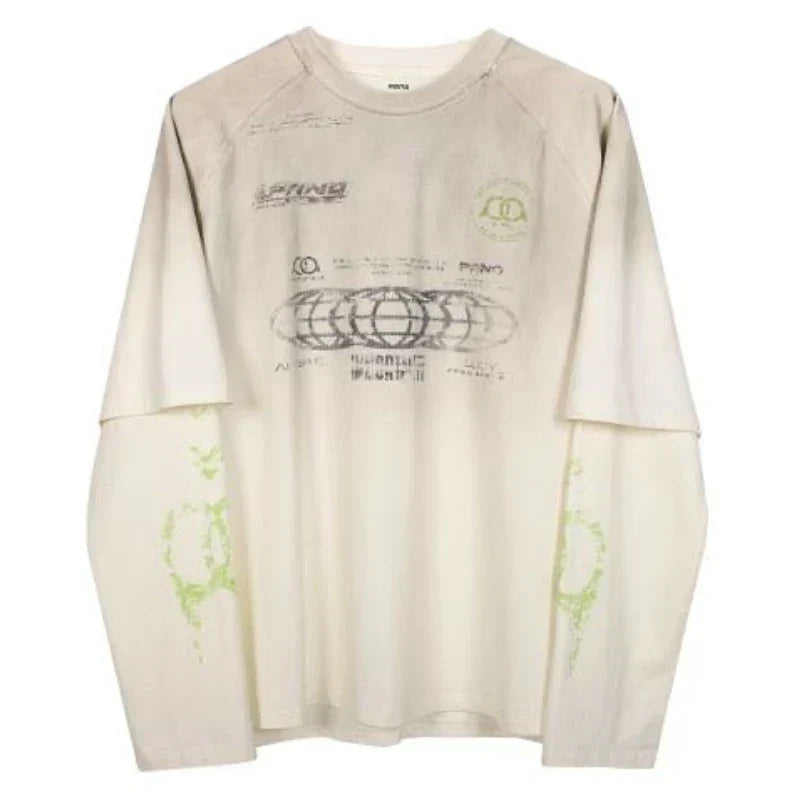 Patchwork Washed T-shirts
