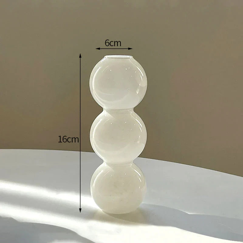 Creative Glass Flower Vintage Vase