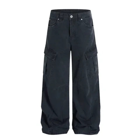 Loose Straight Leg Cargo Pants