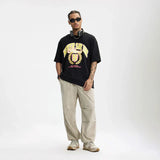 Washed Joggers Tapered Cargo Pants