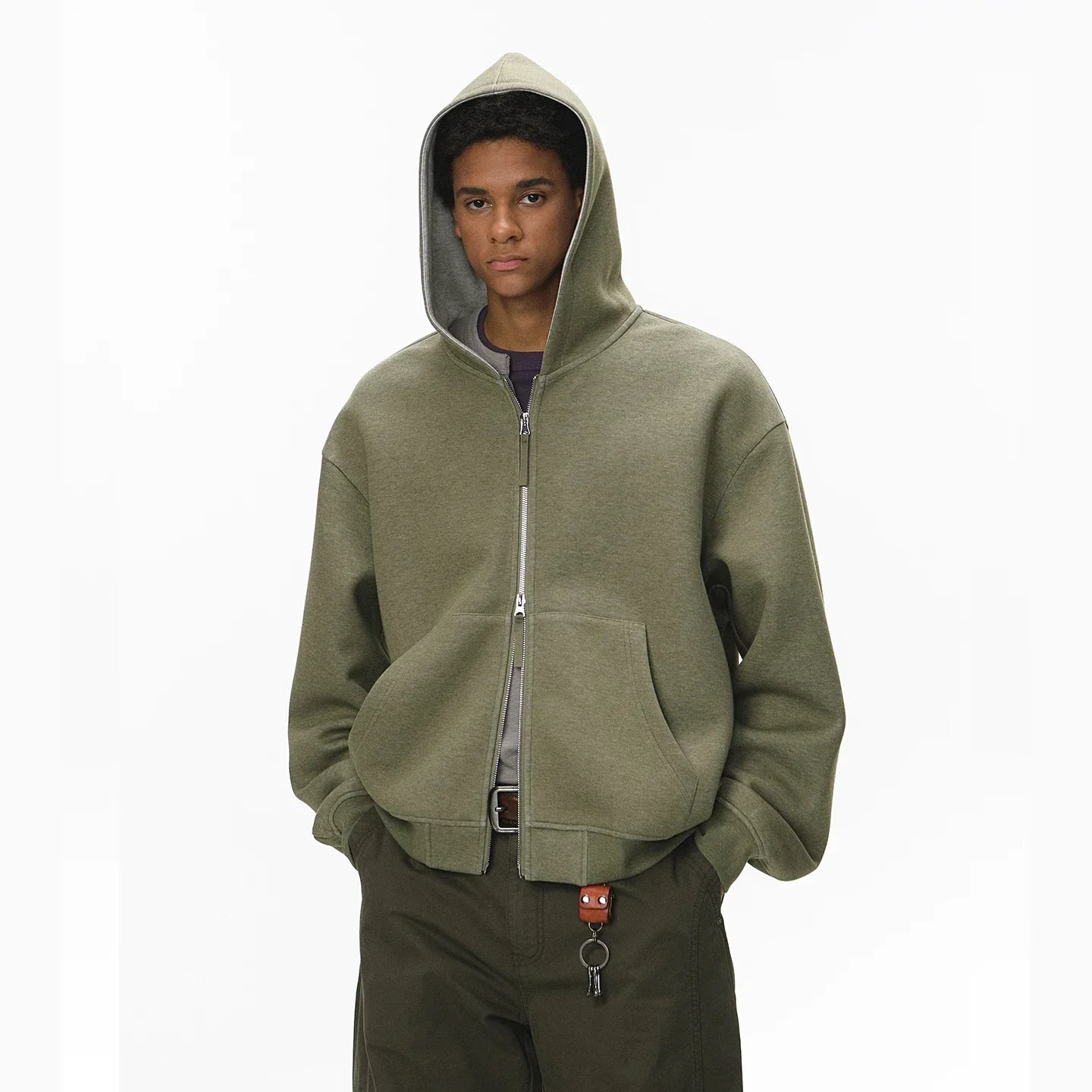Reversible Zip-Up Hoodie