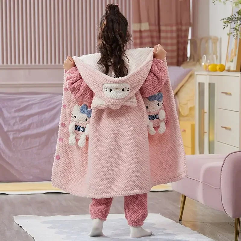 Kuromi Kinder Plüschpyjama