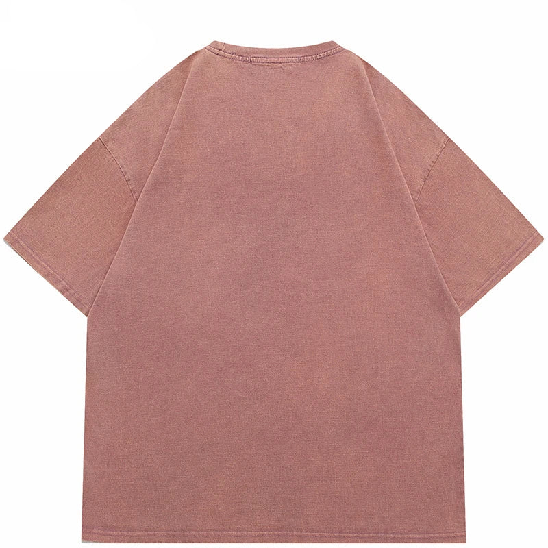 Camiseta vintage con estampado gráfico de mariposa en sombra