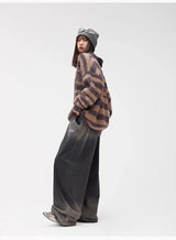 Sweatpants mit weitem Bein und Farbverlauf