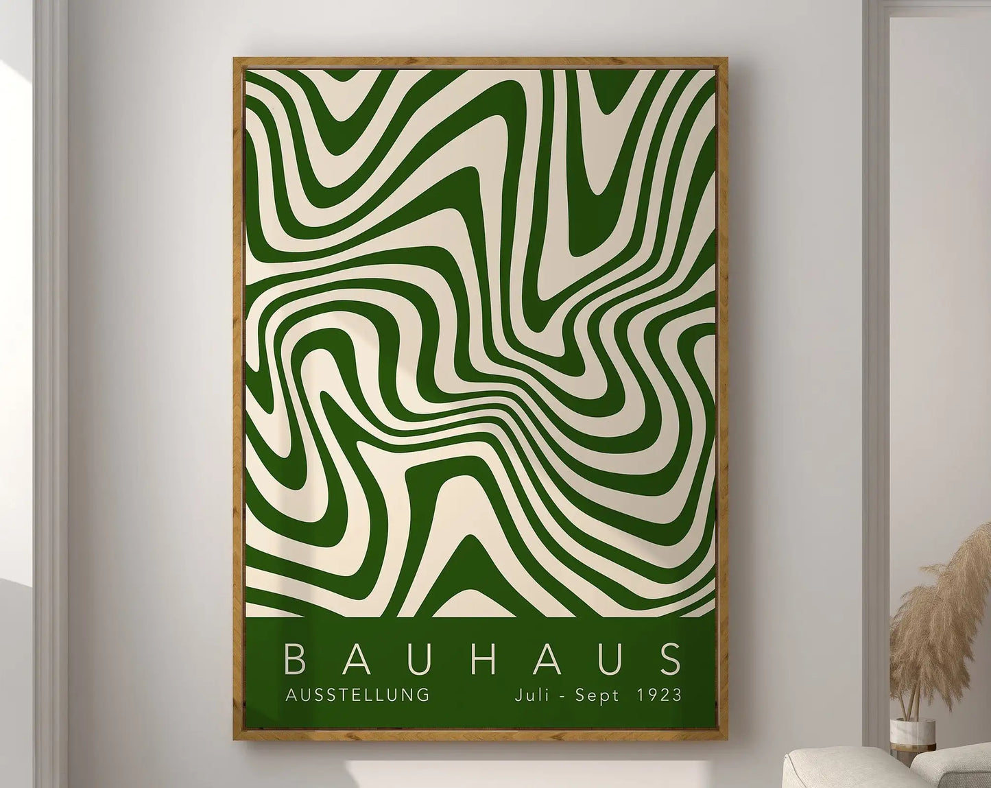 Modernist Geometric Canvas Poster