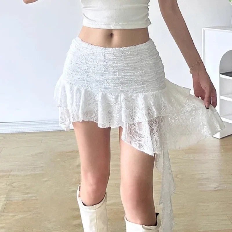 Fairycore Lace Mini Skirt